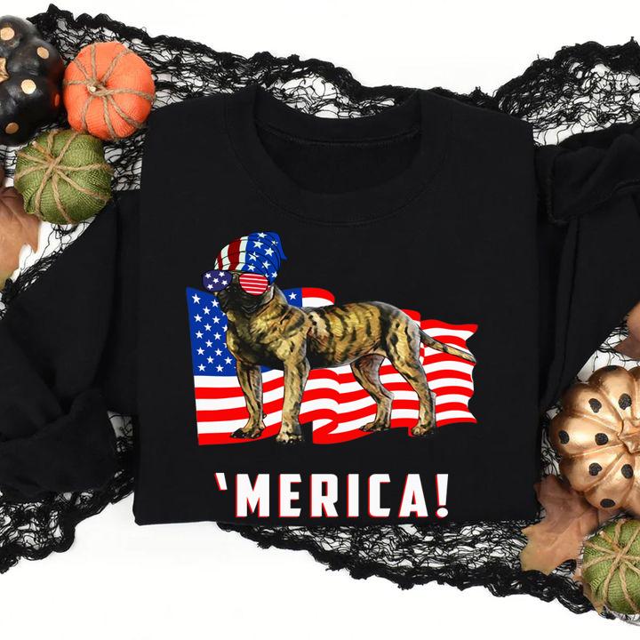4th Of July Presa Canario Dog Merica Tee t-shirt sweatshirt