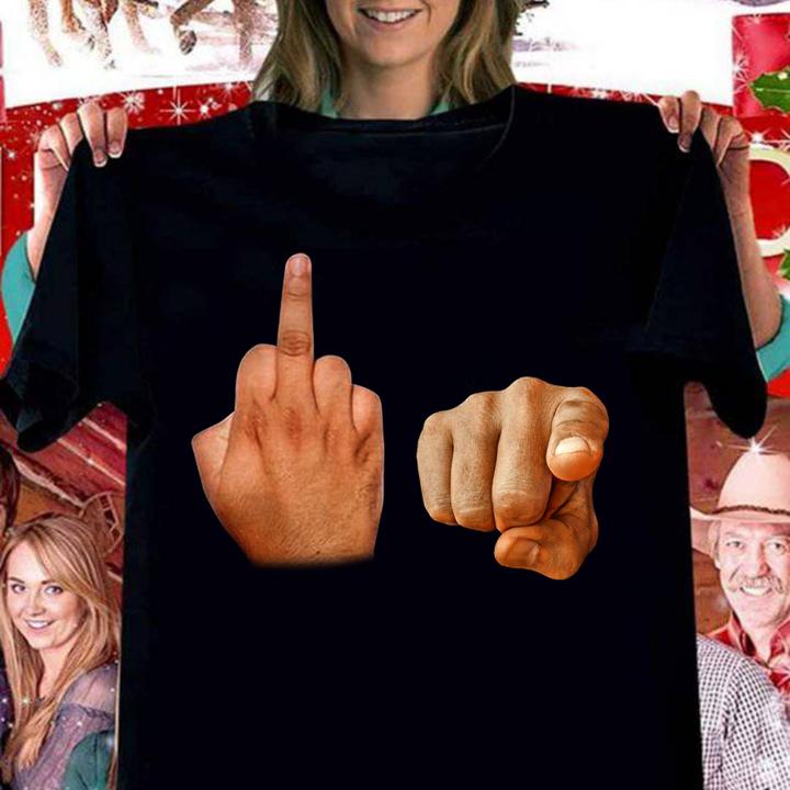 Fuck You Middle Finger t-shirt woman shirt