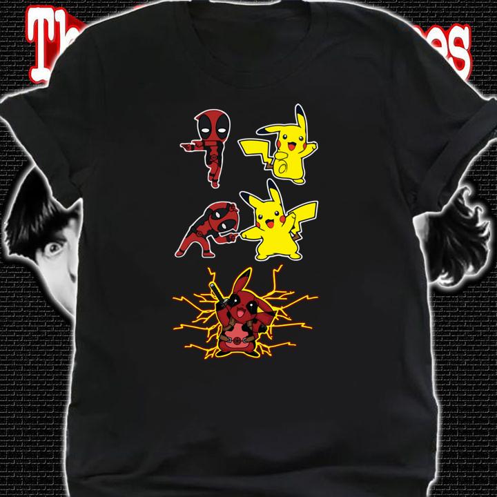 Awesome Deadpool fusion Pikachu become Pikapool t-shirt shirt