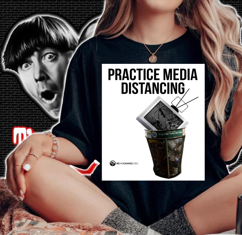 Practice Media Distancing t-shirt woman shirt