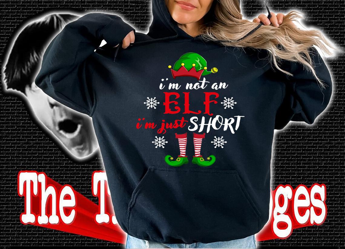 Awesome I'm not an Elf i'm just short funny christmas men women gift t-shirt hoodie