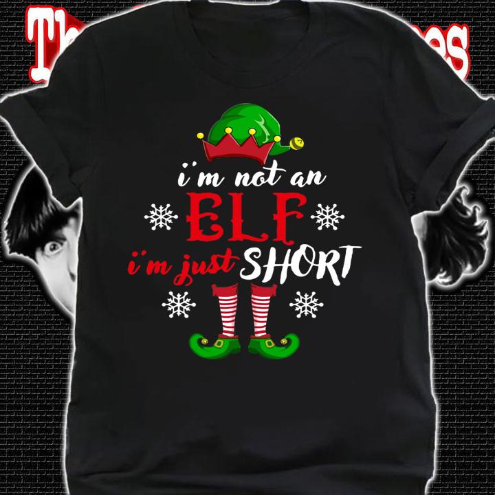 Awesome I'm not an Elf i'm just short funny christmas men women gift t-shirt shirt