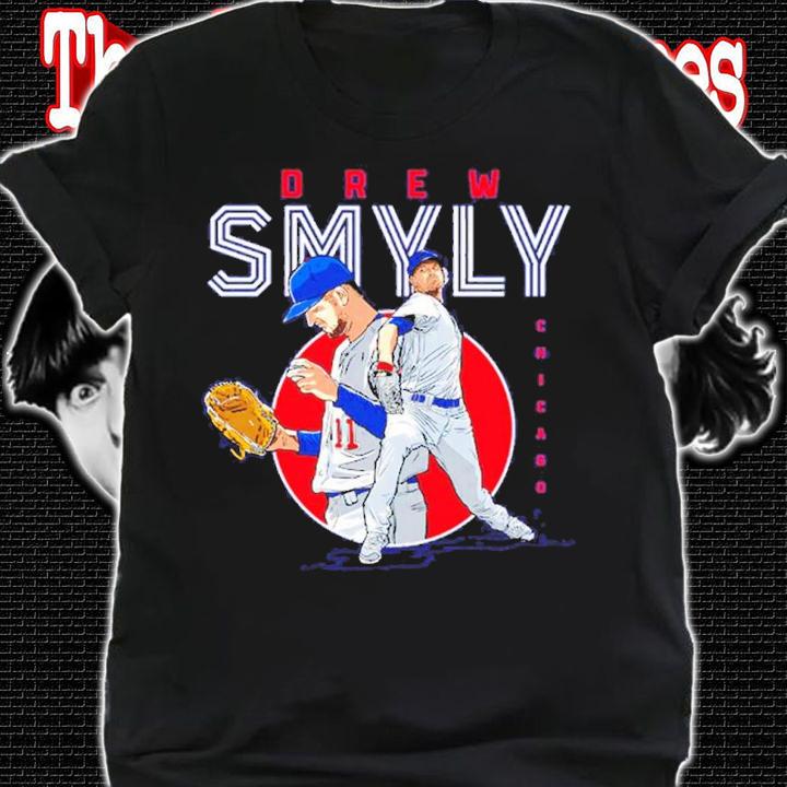 Drew Smyly Pitching Chicago Baseball MLBPA t-shirt shirt