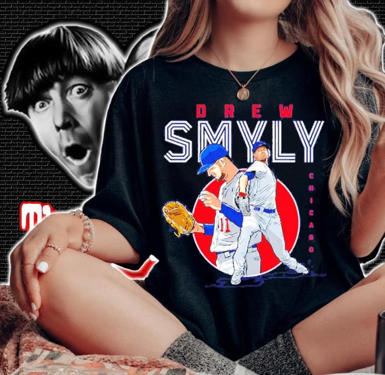 Drew Smyly Pitching Chicago Baseball MLBPA t-shirt woman shirt