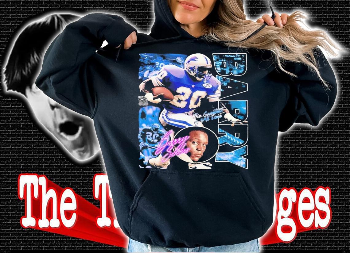 Barry Sanders vintage shirt t-shirt hoodie