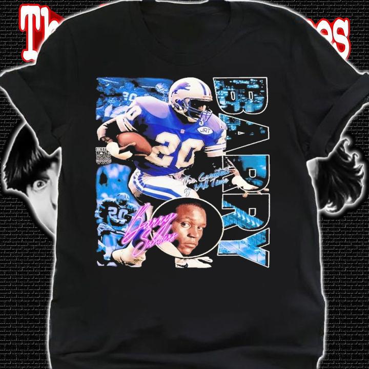 Barry Sanders vintage shirt t-shirt shirt