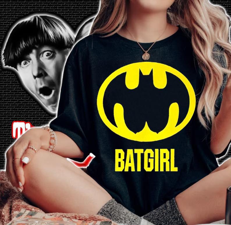 Batgril Batman Boob Logo shirt t-shirt woman shirt