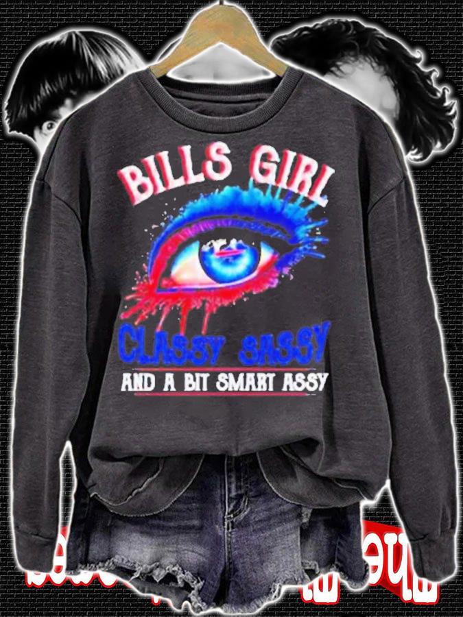Bills Girl Classy Sassy And A Bit Smart Assy 2022 shirt t-shirt sweatshirt