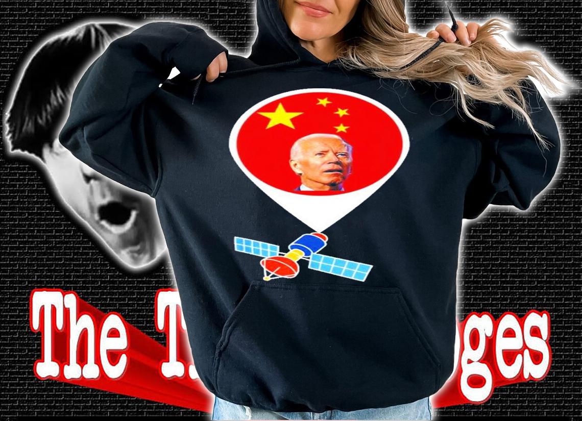 Chinese Spy Balloon Funny Surveillance Joe Biden China Flag shirt t-shirt hoodie