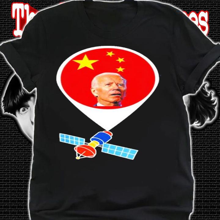 Chinese Spy Balloon Funny Surveillance Joe Biden China Flag shirt t-shirt shirt