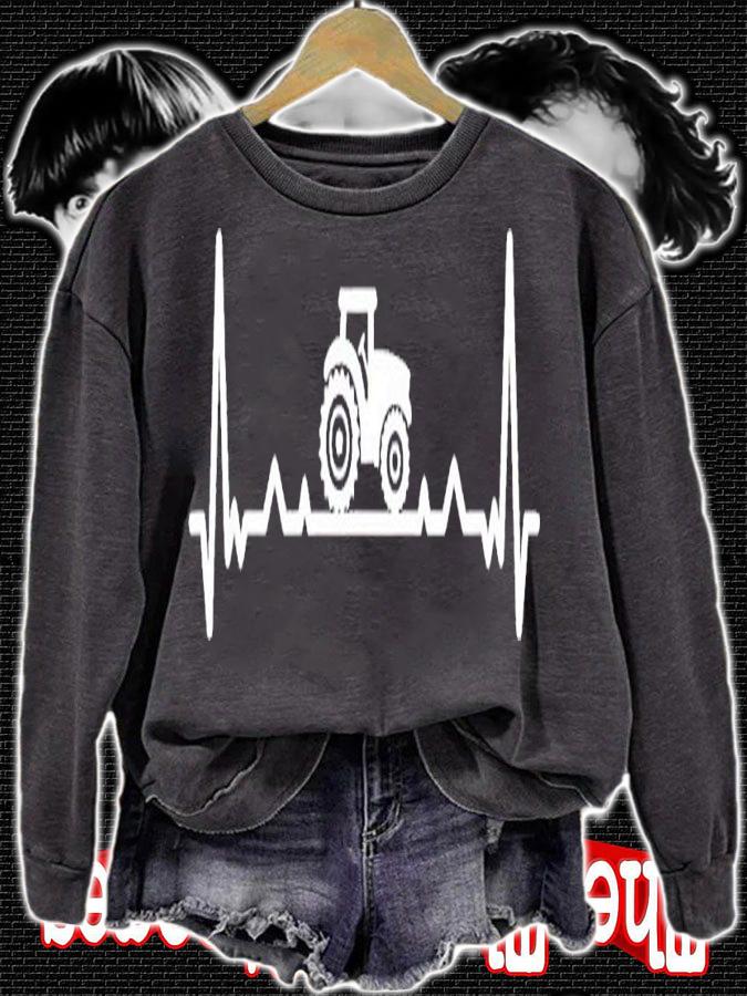 Heartbeat Tractor shirt t-shirt sweatshirt