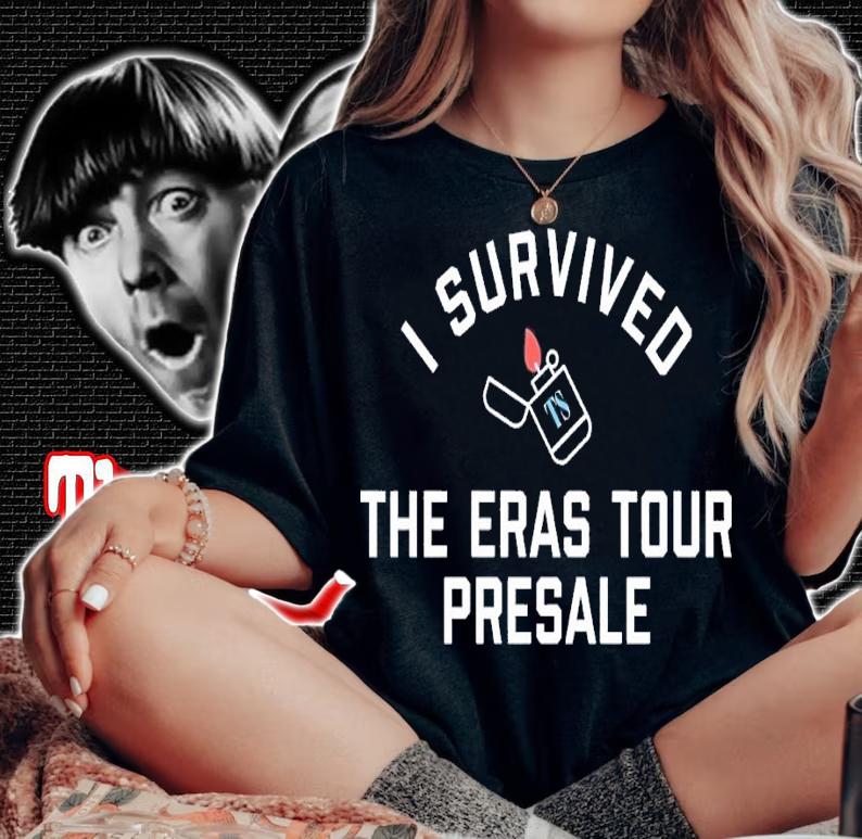 I survived the eras tour presale shirt t-shirt woman shirt