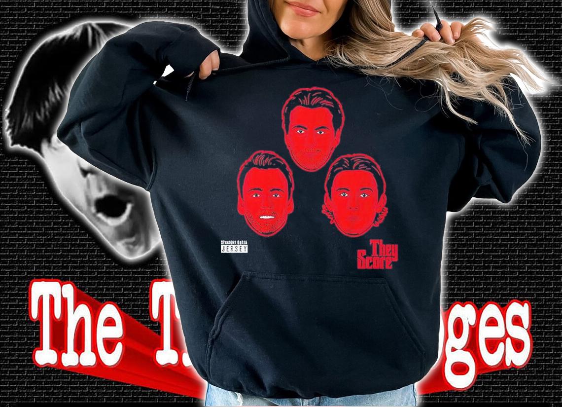 Nico Hischier Jesper Bratt And Jack Hughes They Score Shirt t-shirt hoodie