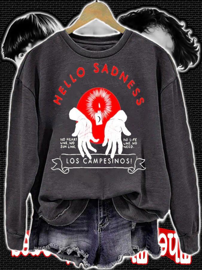 Hello Sadness No Heart Line No Sun Line No Life Line No Need Kids Shirt t-shirt
