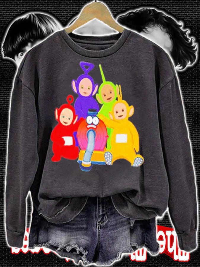 Mirror Selfie Wearing A Teletubbies Shirt t-shirt sweatshirt