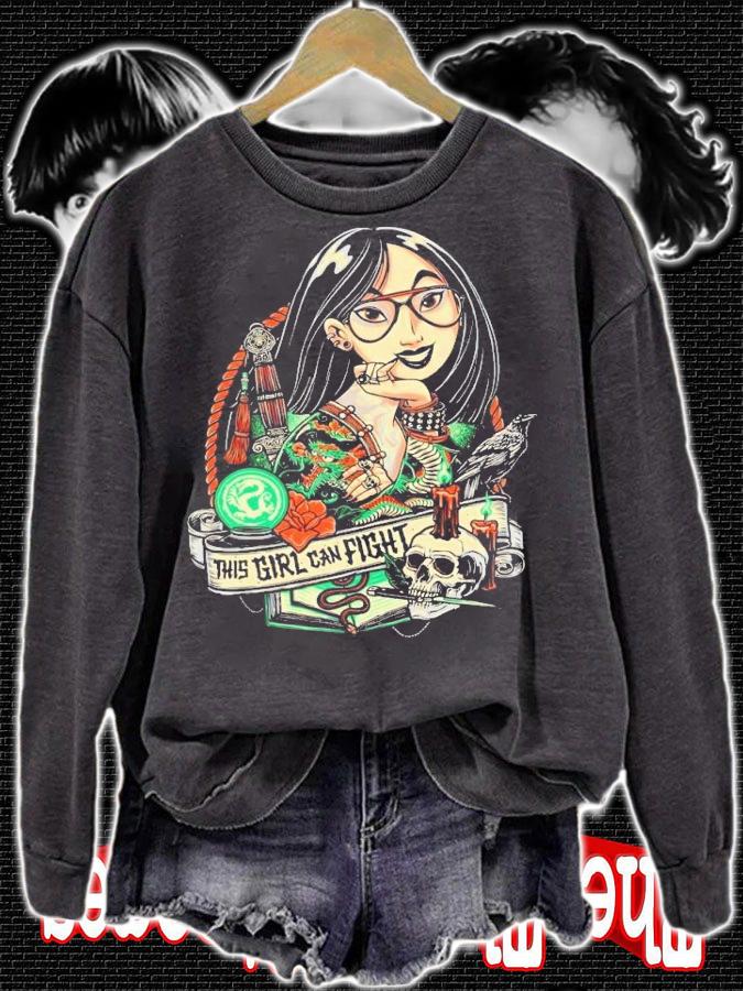 Mulan this girl can fight shirt t-shirt sweatshirt