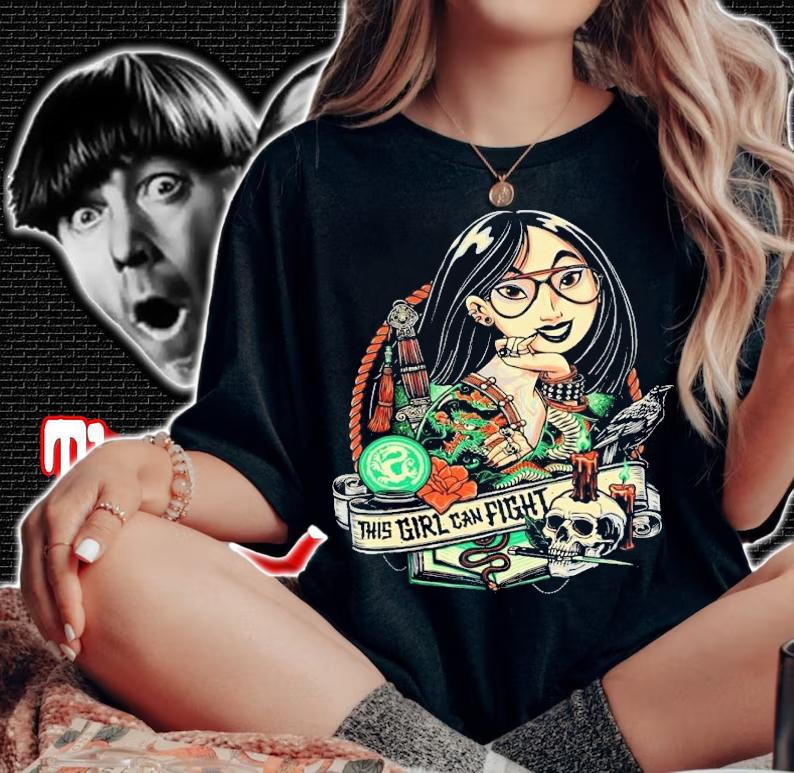 Mulan this girl can fight shirt t-shirt woman shirt