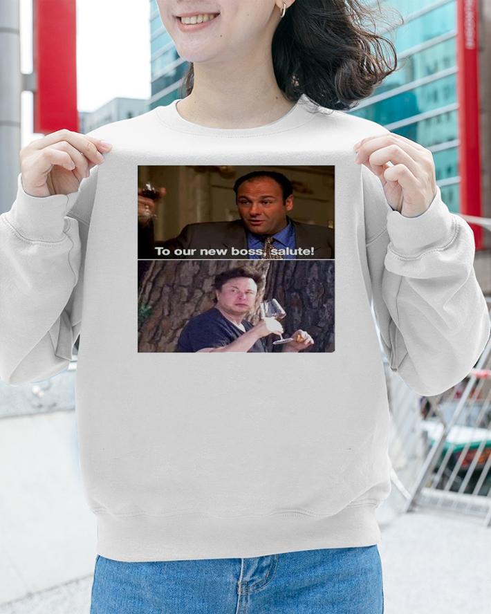 To Our New Boss Salute Shirt t-shirt