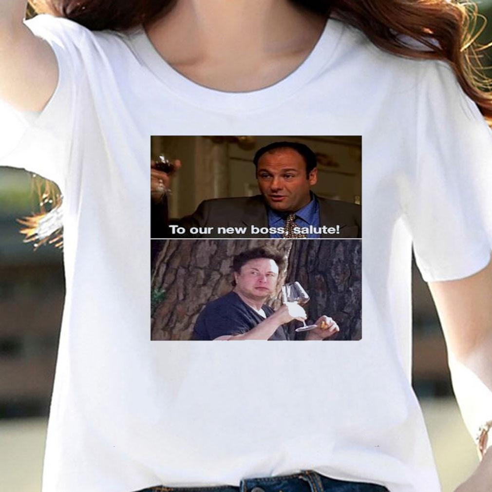 To Our New Boss Salute Shirt t-shirt