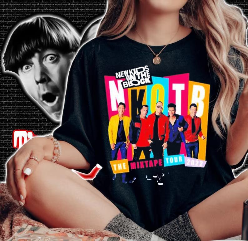 Neon NKOTB New Kids On The Block 2022 Shirt t-shirt