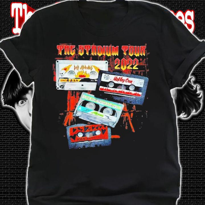 The Stadium Tour 2022 Motley Def Rock Band T-Shirt t-shirt