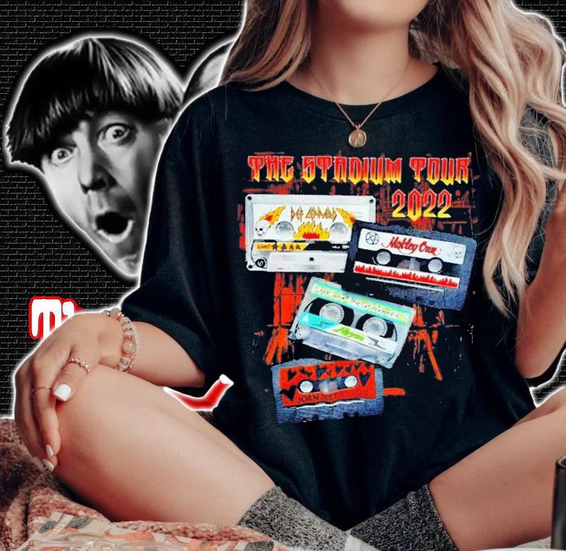 The Stadium Tour 2022 Motley Def Rock Band T-Shirt t-shirt