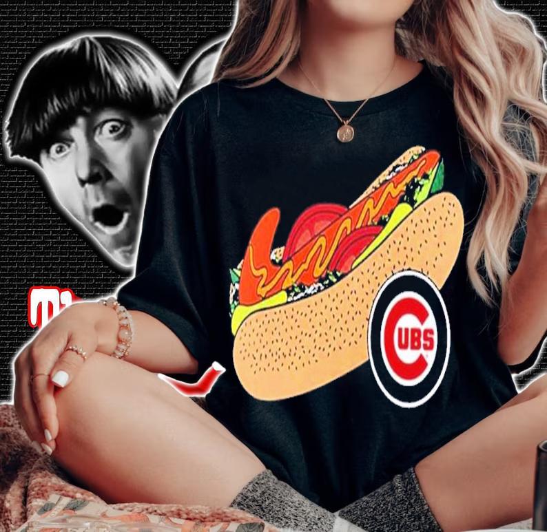 Chicago Cubs Local Hot Dog Shirt t-shirt woman shirt