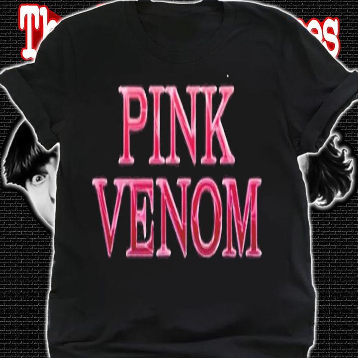 Logo Effect Blackpink Pink Venom Shirt t-shirt shirt