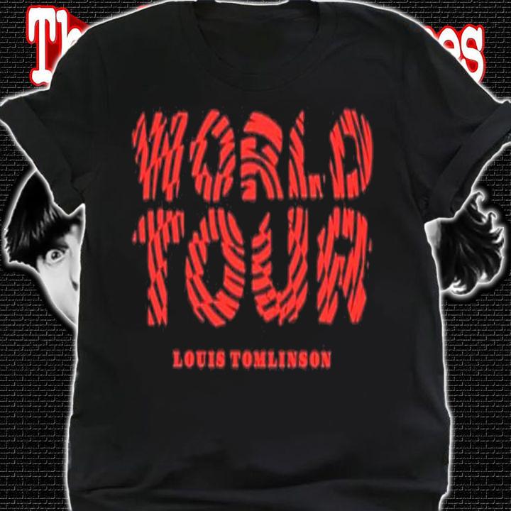 Louis Tomlinson World Tour shirt t-shirt shirt