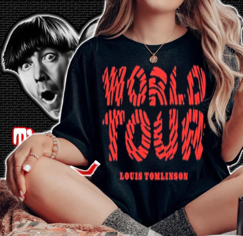 Louis Tomlinson World Tour shirt t-shirt woman shirt