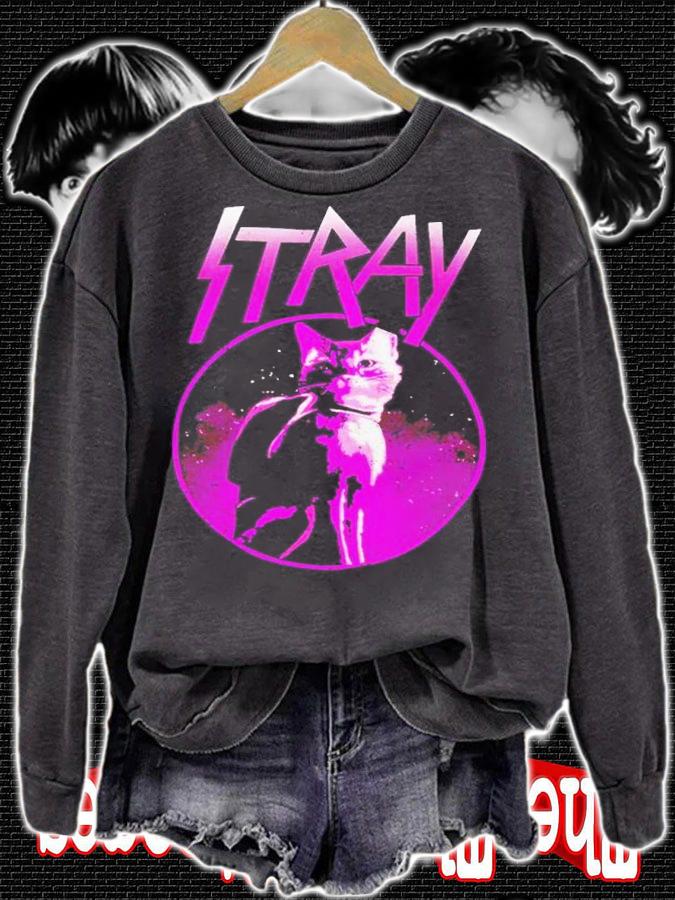 Neon Cat Shirt t-shirt sweatshirt