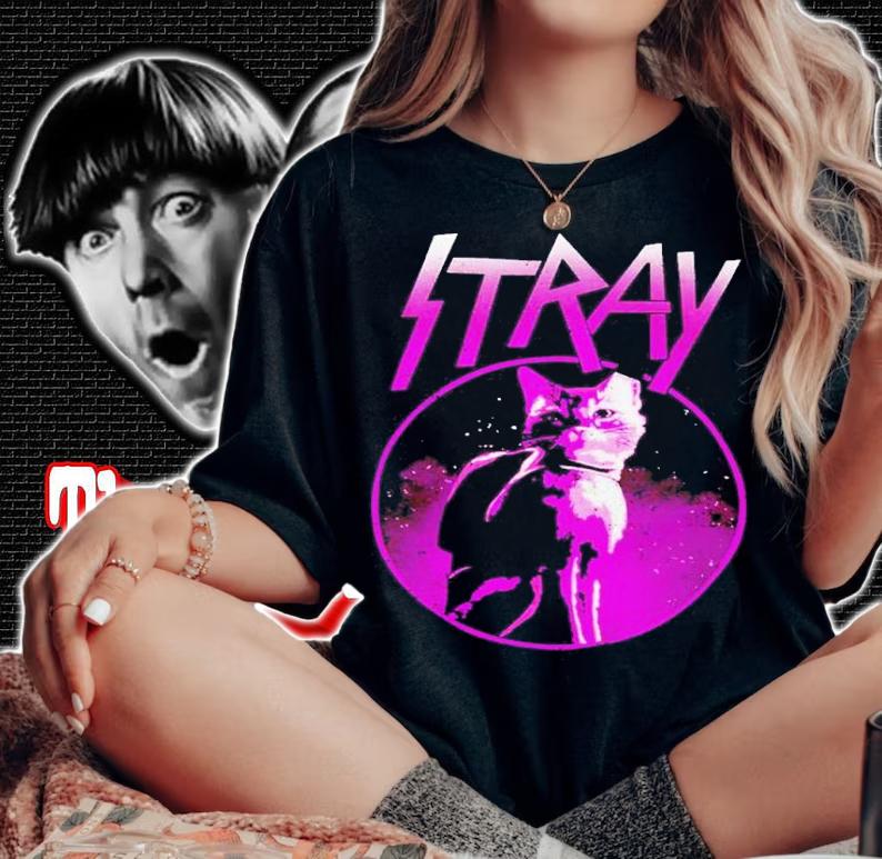 Neon Cat Shirt t-shirt woman shirt