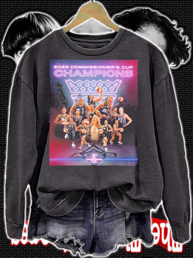 Las Vegas Aces Are 2022 Commissioner's Cup Champions Shirt t-shirt