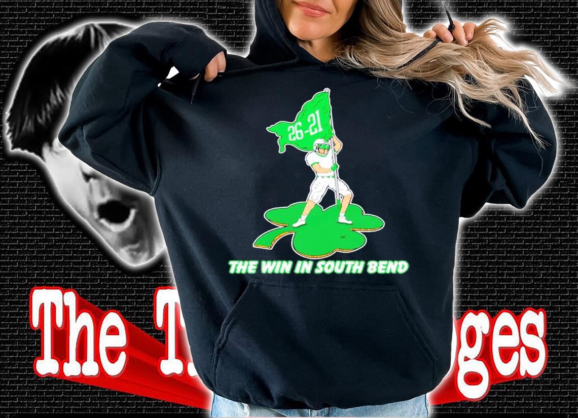 Marshall Thundering Herd 26 21 the win in South Bend shirt t-shirt