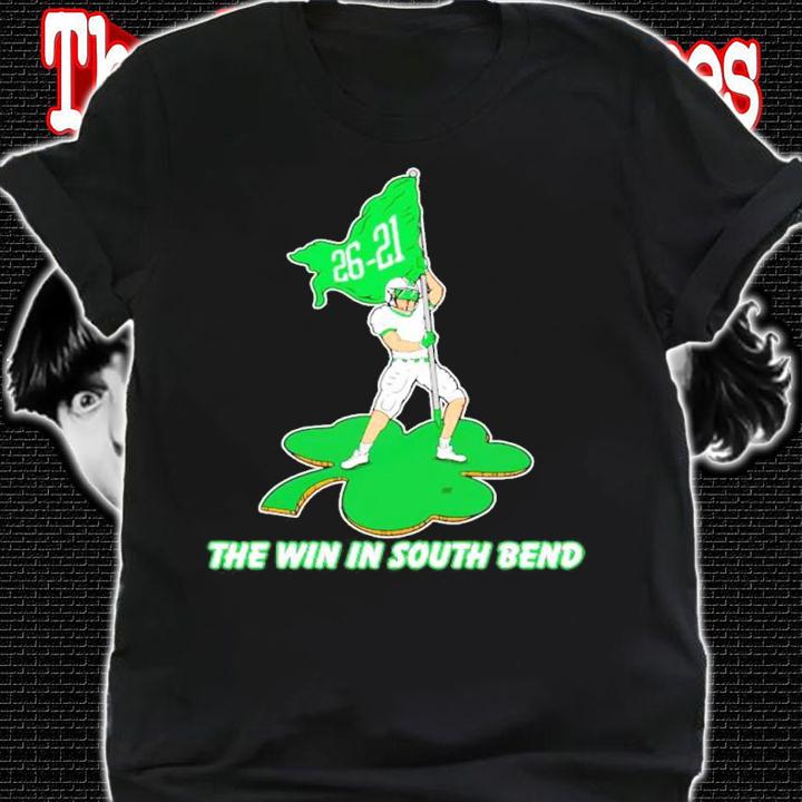 Marshall Thundering Herd 26 21 the win in South Bend shirt t-shirt