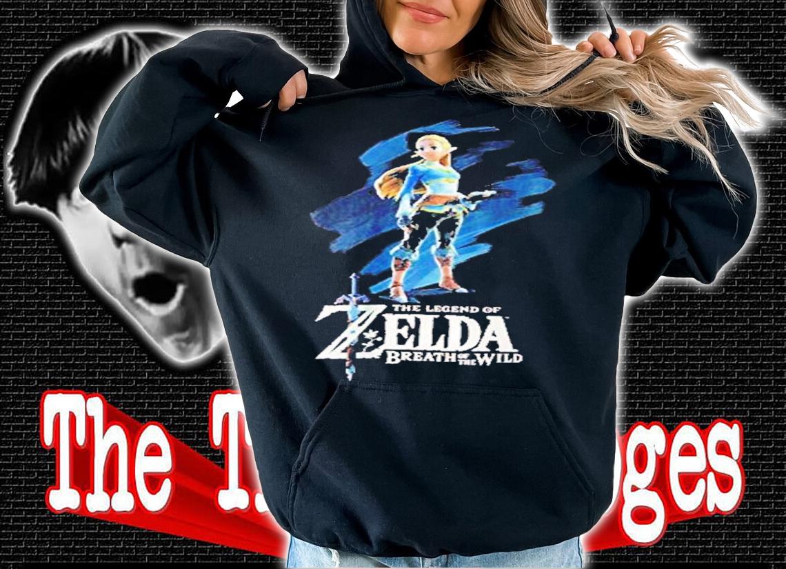 Nintendo Men's Breath of The Wild Zelda Paint shirt t-shirt hoodie