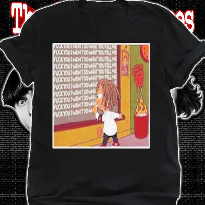 Rage against the machine Simpsons shirt t-shirt