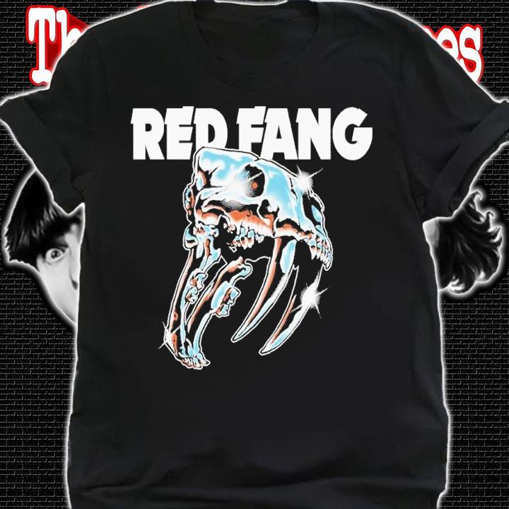Red Fang Chrome Skull shirt t-shirt shirt
