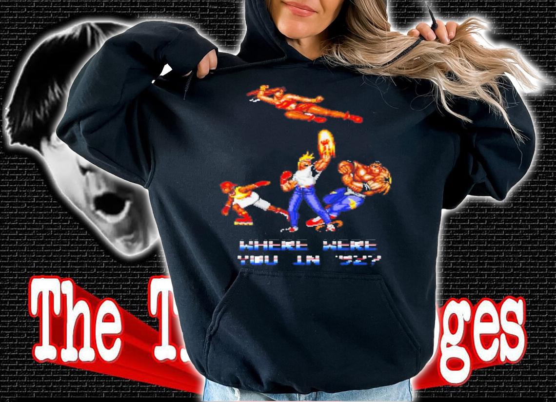 Retro Game Streets Of Rage In 1992 Crazy Unique Shirt t-shirt hoodie