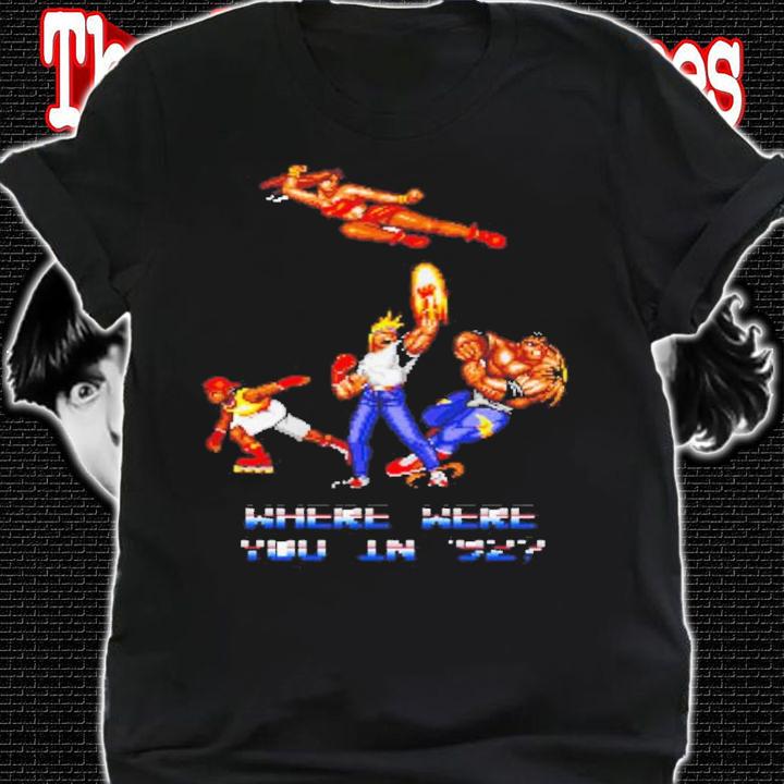 Retro Game Streets Of Rage In 1992 Crazy Unique Shirt t-shirt shirt