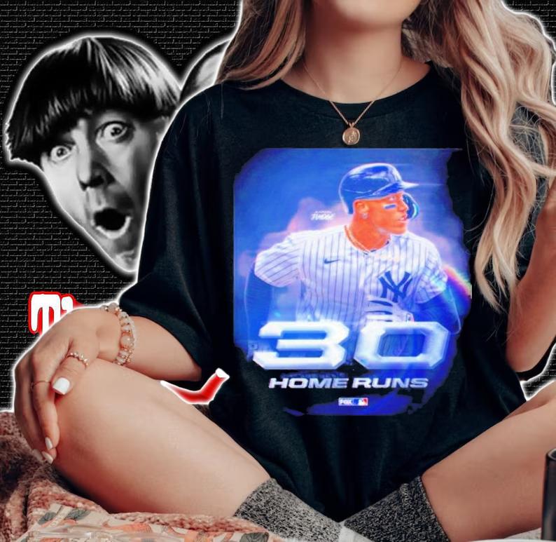 Aaron Judge New York Yankees 30 Home Runs Shirt t-shirt