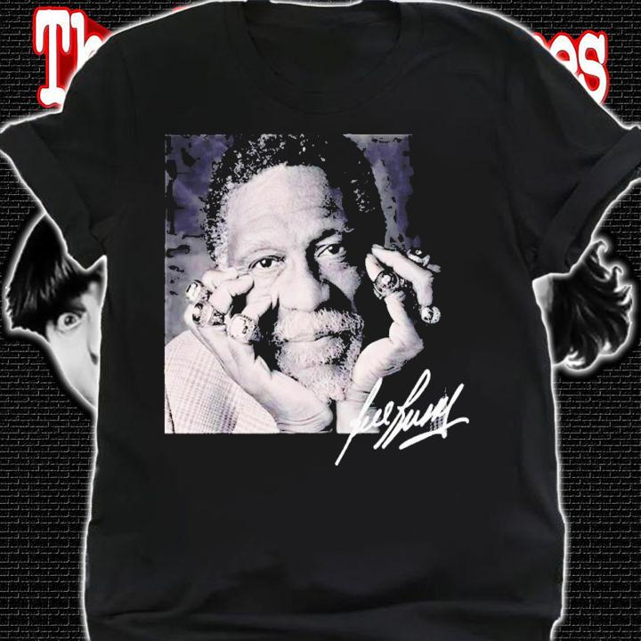 Bill Russell Signature NBA Legend Bill Russell T-Shirt t-shirt shirt
