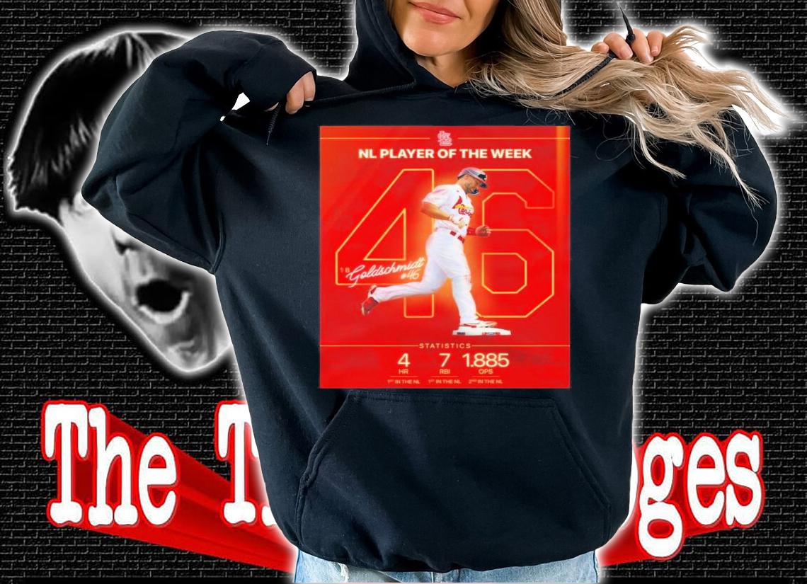Cardinals Goldschmidt NL Player Of The Week T-Shirt t-shirt
