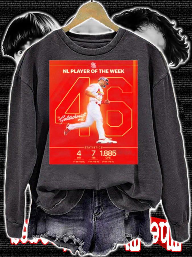 Cardinals Goldschmidt NL Player Of The Week T-Shirt t-shirt