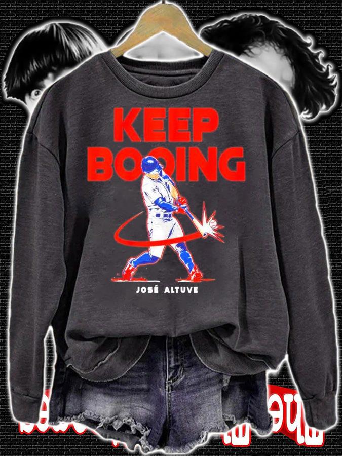Great Player Jose Altuve Keep Booing Shirt t-shirt sweatshirt