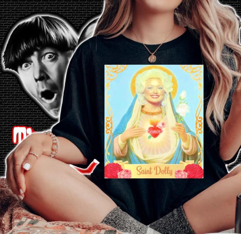 Saint Dolly Parton Design Shirt t-shirt