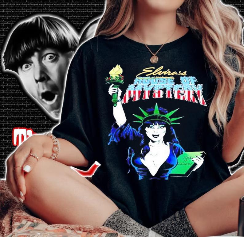 Statue Of Liberty Elvira's House Of Mystery Shirt t-shirt woman shirt