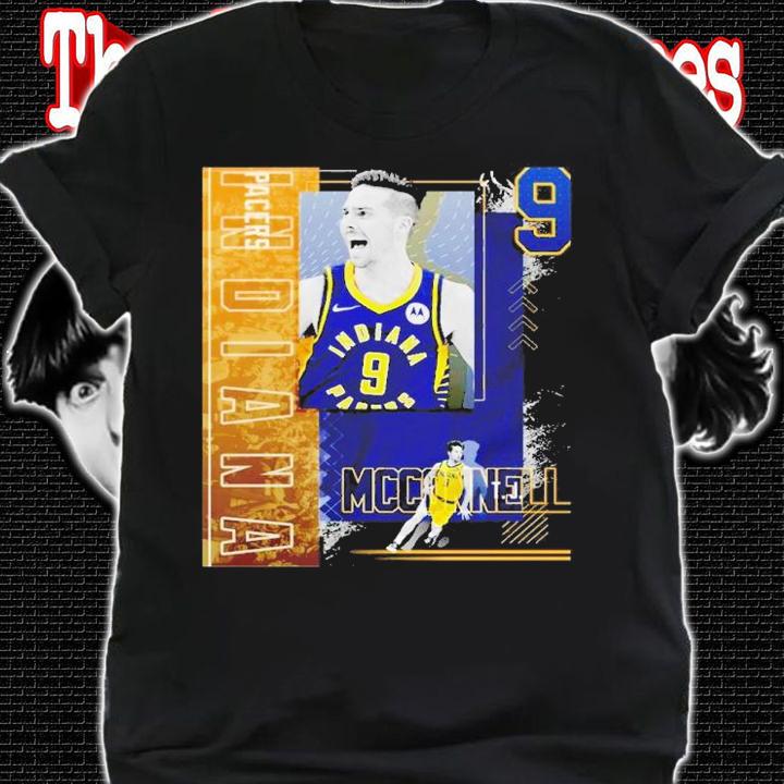 T.J. McConnell Basketball Paper Poster Pacers 2 Shirt t-shirt shirt
