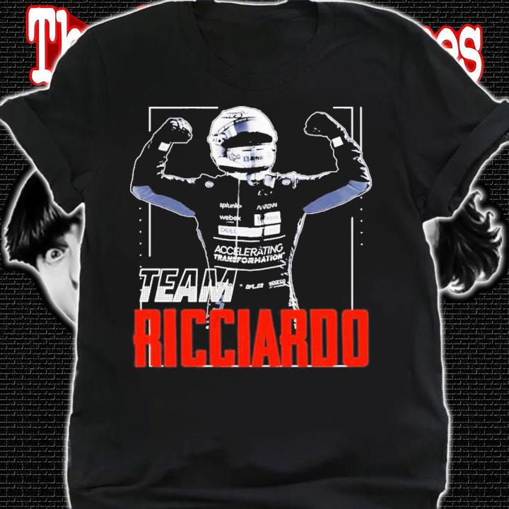 Team Ricciardo Racing Driver Helmet T-Shirt t-shirt