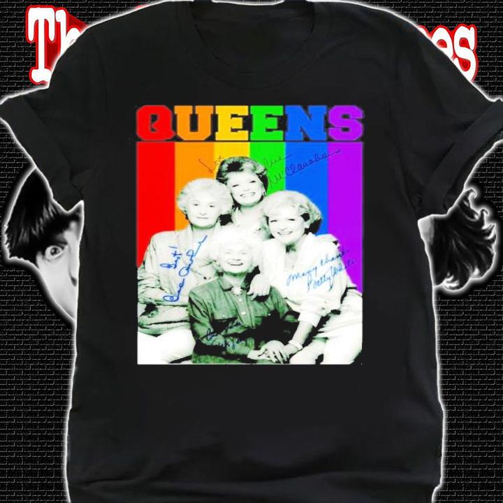 The Golden Girls Queens LGBT Signature T-Shirt t-shirt
